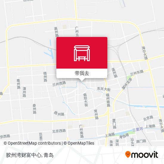 胶州湾财富中心地图