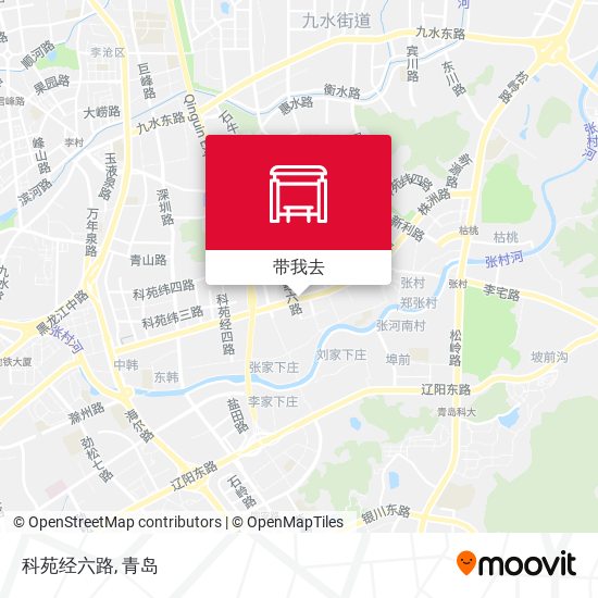 科苑经六路地图