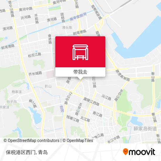 保税港区西门地图