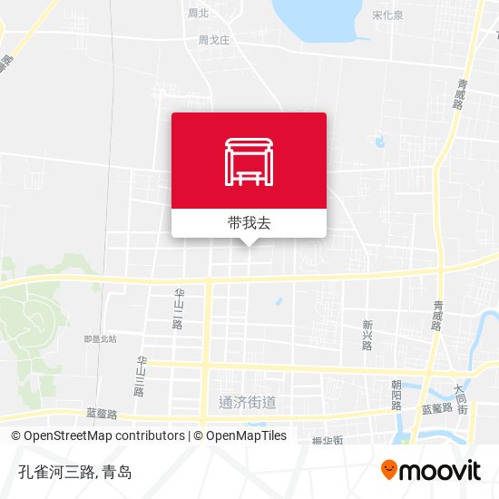 孔雀河三路地图