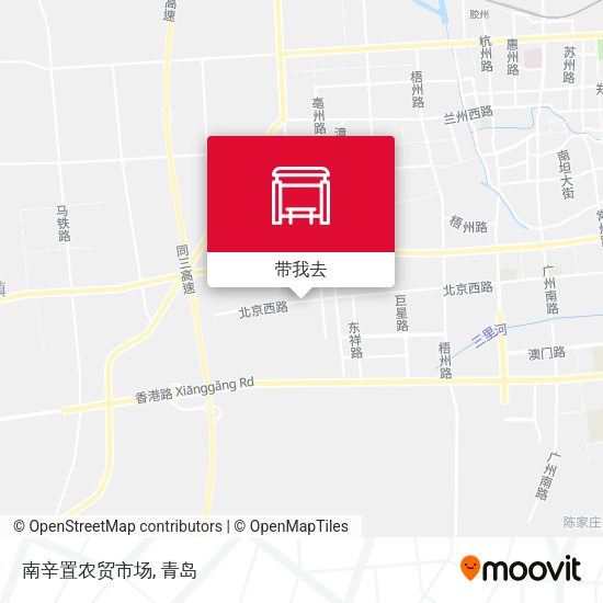南辛置农贸市场地图