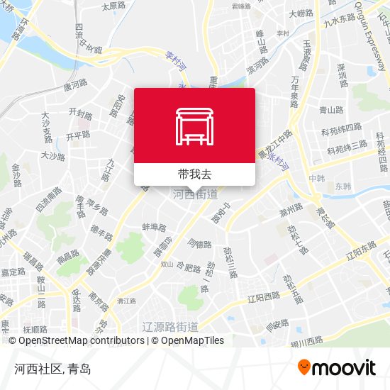 河西社区地图