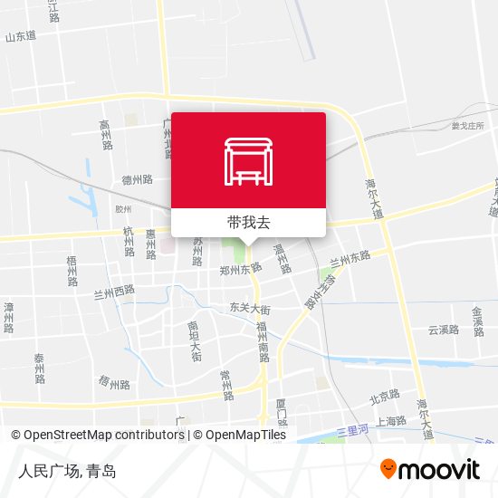 人民广场地图