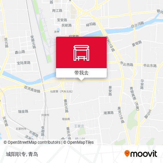 城阳职专地图