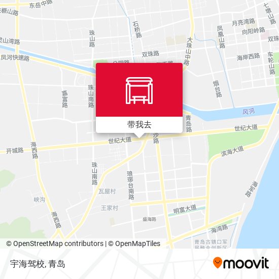 宇海驾校地图