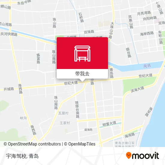 宇海驾校地图
