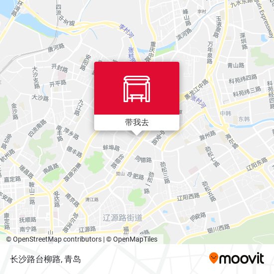 长沙路台柳路地图