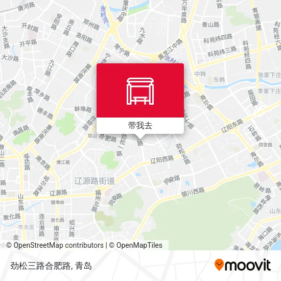 劲松三路合肥路地图