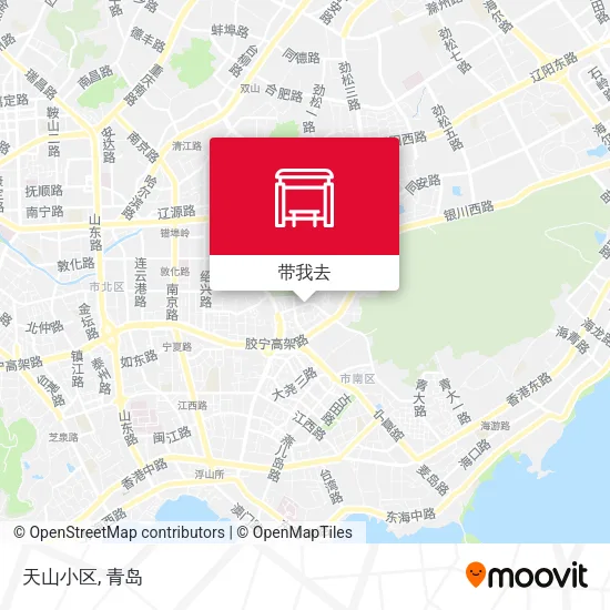 天山小区地图