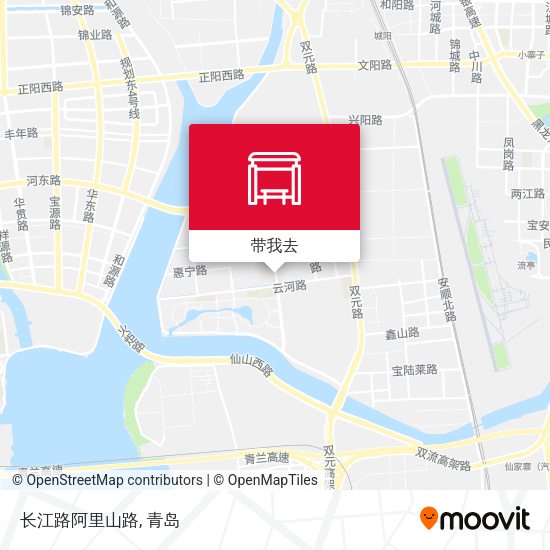 长江路阿里山路地图