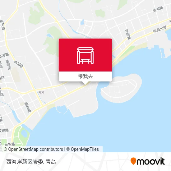 西海岸新区管委地图