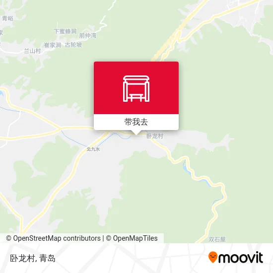 卧龙村地图