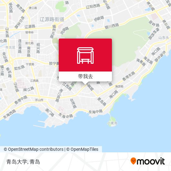 青岛大学地图
