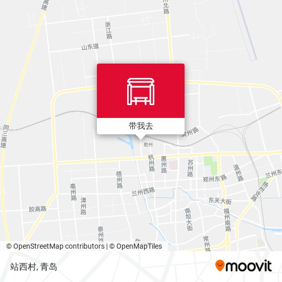 站西村地图