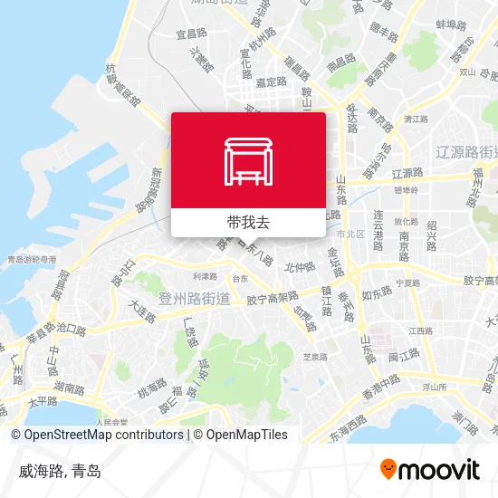 威海路地图