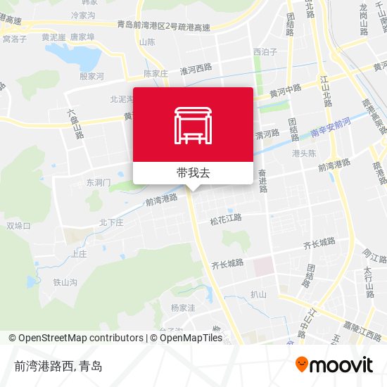 前湾港路西地图