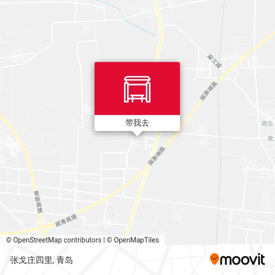 张戈庄四里地图