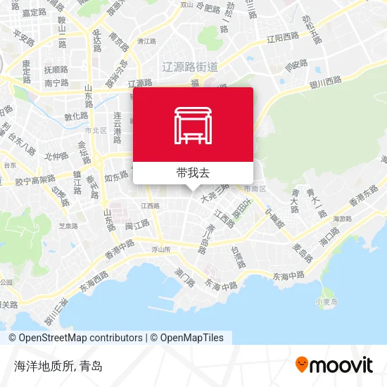 海洋地质所地图