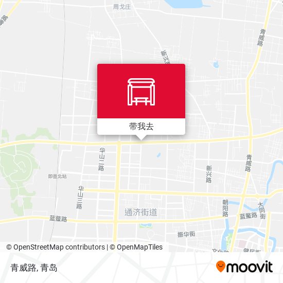 青威路地图