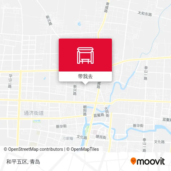 和平五区地图