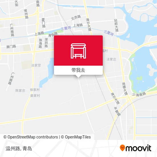 温州路地图