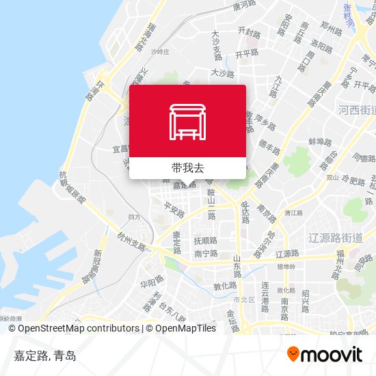 嘉定路地图