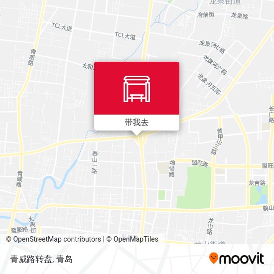青威路转盘地图