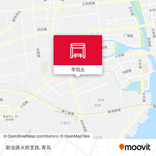 新业路火炬支路地图