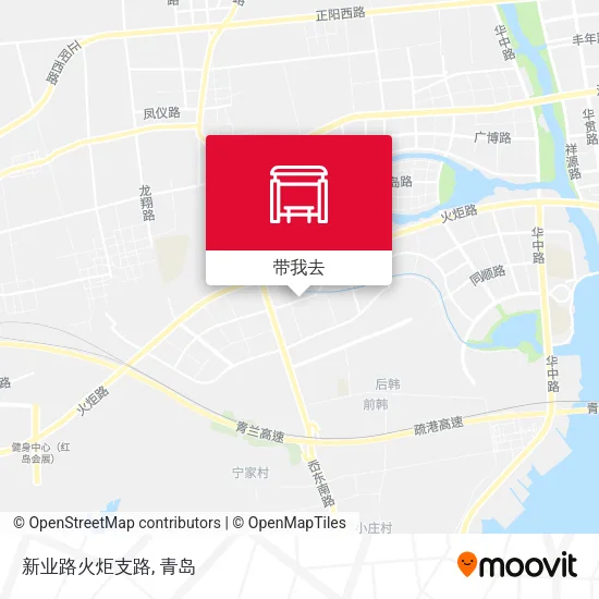 新业路火炬支路地图