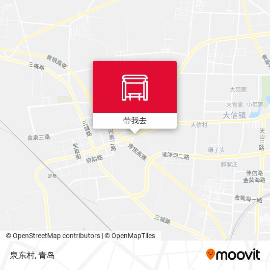 泉东村地图