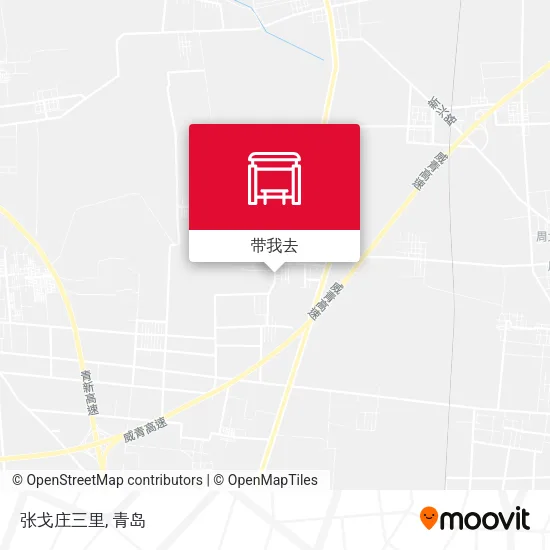 张戈庄三里地图