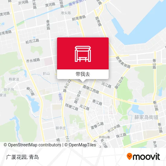 广厦花园地图