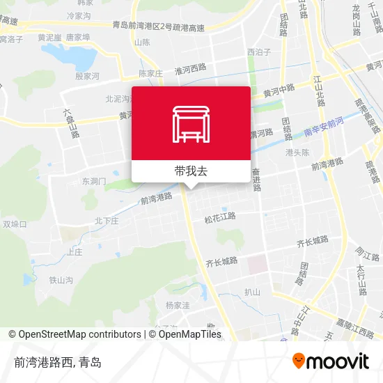 前湾港路西地图