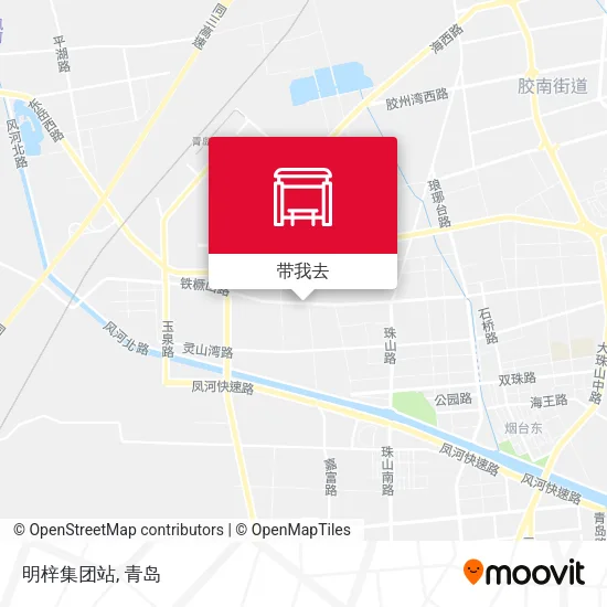 明梓集团站地图