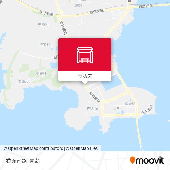 岙东南路地图