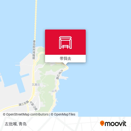 左批嘴地图