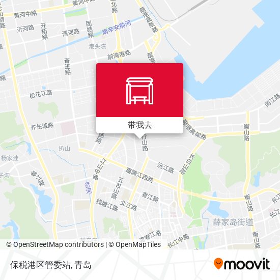保税港区管委站地图