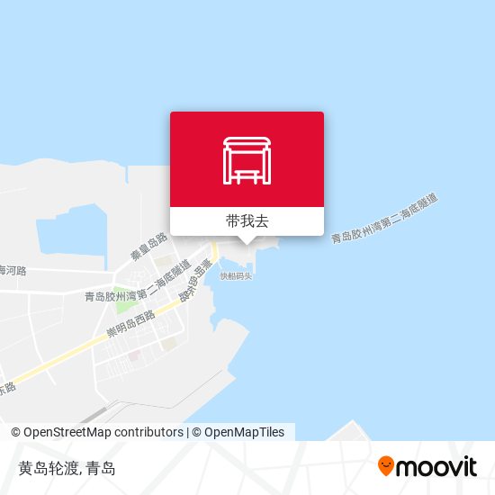 黄岛轮渡地图