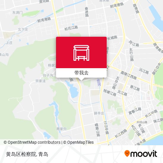黄岛区检察院地图