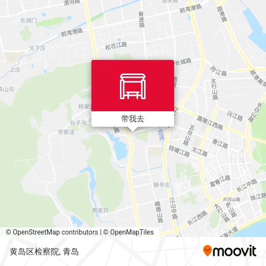 黄岛区检察院地图