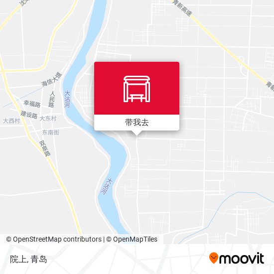 院上地图