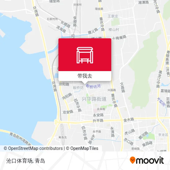 沧口体育场地图