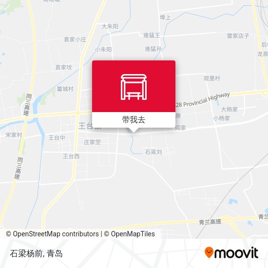 石梁杨前地图