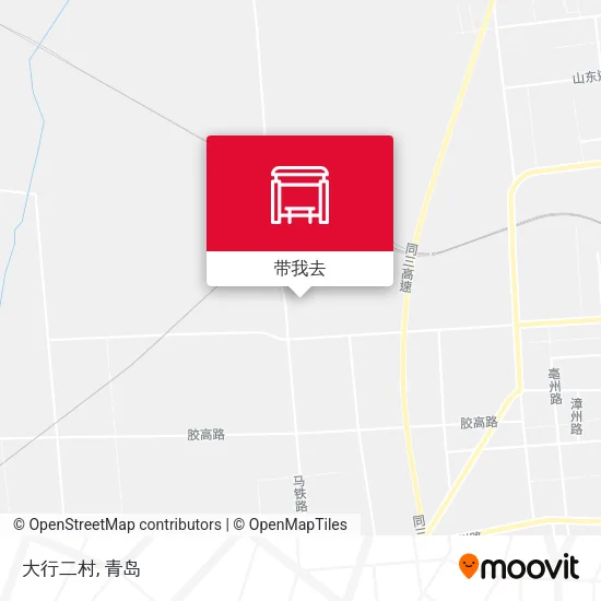 大行二村地图