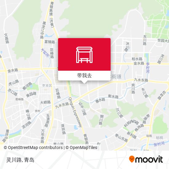 灵川路地图