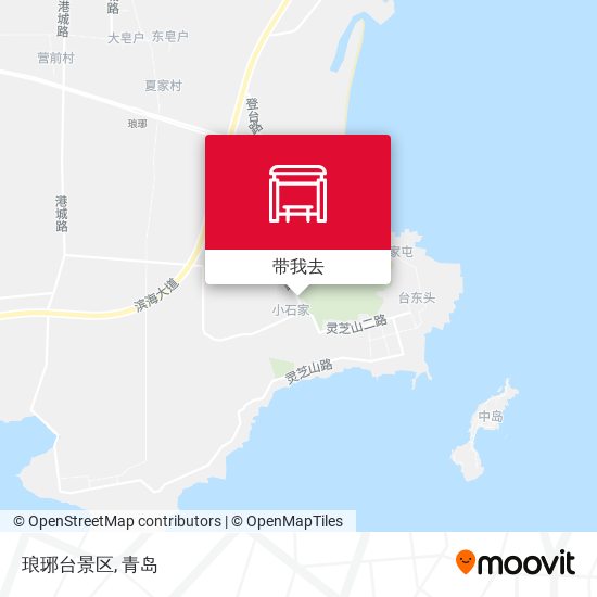 琅琊台景区地图