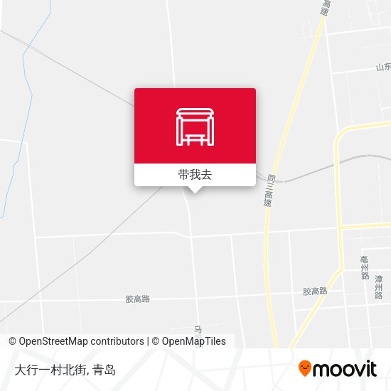大行一村北街地图