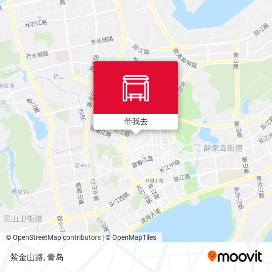紫金山路地图