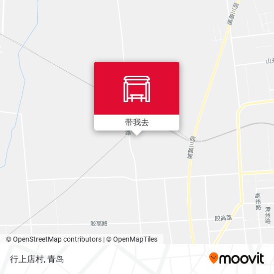 行上店村地图