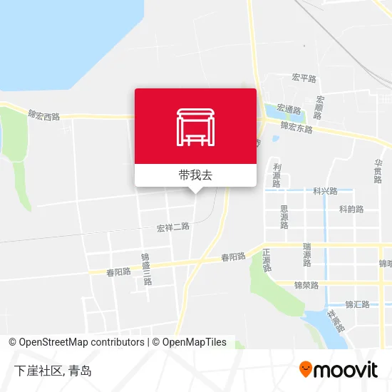 下崖社区地图